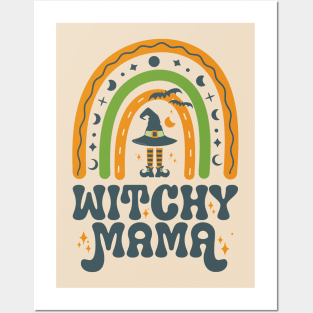 Witchy Mama Mom Halloween Posters and Art